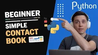 Python Mini Projects Beginner Simple Contact Book #python #viral