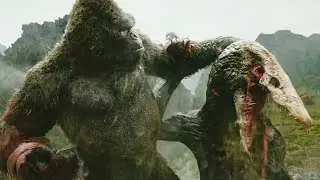 Final Battle Kong vs. Skullcrawler (Part 2) - Kong : Skull Island (2017) Movie Clip HD