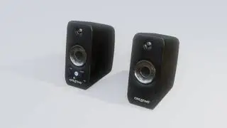 3D model Creative T15 wireless speakers