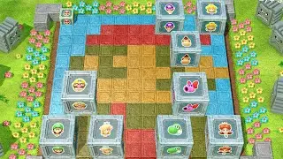 Mario Party Superstars - Mario vs All Characters in Squared Away (Master Difficulty)