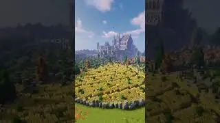 How to build and detail a huge Wheatfield in Minecraft | GAP FILLERS #Short #Minecraft