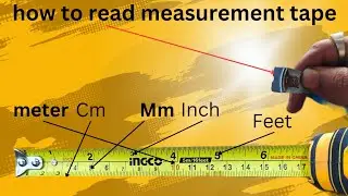 How to Read Measurement Tape | Soot I inch | Feet | Meter | mm | Cm I #kuldevihardware #feet #meter