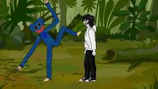 Huggy Wuggy VS Jeff the killer animations tutorial #tutorial #jeff #animations 