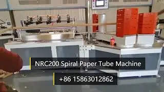NRC200 Automatic spiral paper tube core making winding machine#manufacturing