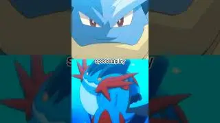 mega blastoise vs mega swampert #pokemon #pokeedit #vs #ash #megaevolve #blastoise #swampert #short