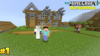 Perfect start of Minecraft duo Survival series #1 @ManojPlayZ9