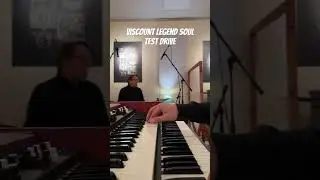 Testing the Legend Soul with my buddy Caspar St. Charles on #drums #viscount #hammond #jazz