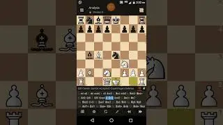 danish gambit at its best 🔥🔥 Engine prepared line #shorts #chess #gambit
