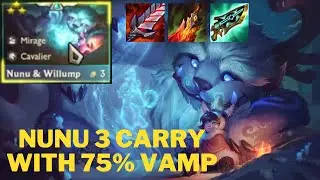 75% vamp Nunu is UNKILLABLE TFT set 7