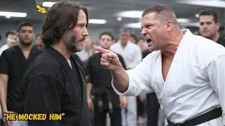 A Black Belt Mocked Keanu Reeves &mdash; One Calm Move Later, the Entire Gym Was Silent..