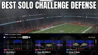 USE THIS DEFENSE TO BEAT EPIC SOLO CHALLENGES!! BEST SOLO CHALLENGE DEFENSE! Madden 25 Ultimate Team