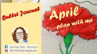 Bullet journal - April 2022 - Plan with me