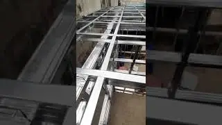 Tiny House | Metal Studs Roof Framing #Shorts