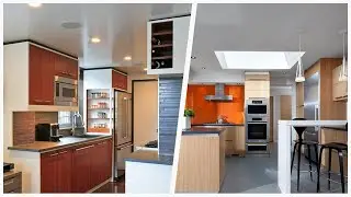 75 Mid-sized Kitchen With Concrete Countertops Design Ideas You'll Love 🔴