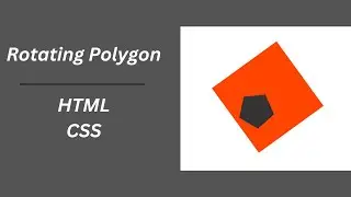 Rotating Polygon || #html #css #htmlcss