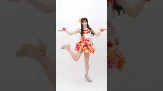 AKB48 #伊藤百花 真冬に真夏衣装でフラゲ🏵️🧡 いとももの覇気を感じてくださいっ🌞❤️&zwj;🔥 #フライングゲット #AKB48