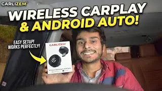 Carlizem Cortex A7 Pro Wireless Adapter | Wired to Wireless Android Auto & Carplay Adapter Carlizem