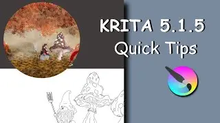 KRITA 5.1.5 - KRITA 5.1.5 - 2 QUICK TIPS! HOW TO RECOVER BUTTONS/SLIDERS/TOOLBARS!🤔