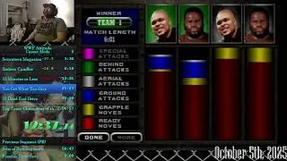 WWF Attitude (N64) - World Record Tag Team Career Speedrun with D'Lo Brown and Mark Henry