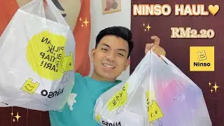 NINSO HAUL💛 RM2.20 | Menarik barang2 kat sini!😍