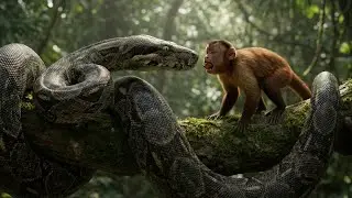 Rescue | A Tale of Bravery: Monkey vs Giant Python  - Eagle&rsquo;s Grateful Rescue | Animal Rescue