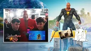 The Rock Reacts To His Black Adam Fortnite Skin