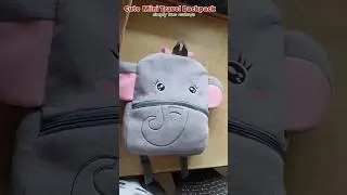 Cute Plush Baby Elephant Backpack Review | Perfect for 1-6 Years Old Kids!