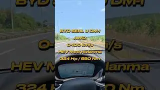 BYD SEAL U DM-i AWD HEV MOD 0-100 Hızlanma Profesyonel GPS &ouml;l&ccedil;&uuml;m cihazım @gpace.tech #reklam
