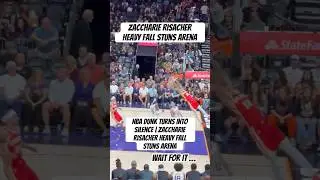 Momentum: Zaccharie Risacher&rsquo;s Dunk Goes Wrong | Scary Fall Shocks NBA Crowd #slamdunk #dunks