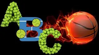 ABC Song for Kids | Fun Learning with Basketball & Tennis Letters | Alphabet Video for Toddlers