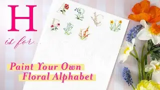 Master Watercolor Flowers The Easy Way! H is for Hydrangea