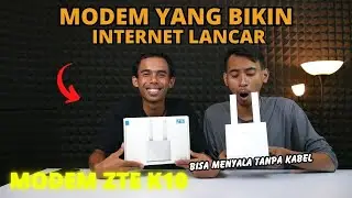 Modem ini bisa Hidup Tanpa Kabel || Review Modem ZTE K10