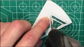 Cutting paper into a Sith Empire Logo (Star Wars) parammetrical