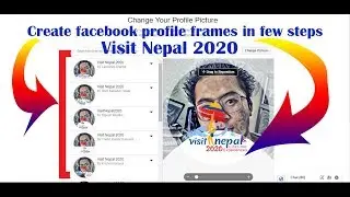 How to create Frame to Your Facebook Profile of Visit Nepal 2020  || Visit Nepal 2020 || In Nepali