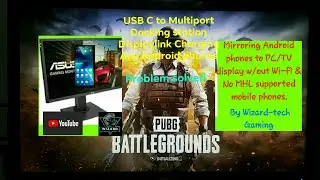 Mirroring Android phones to USB Multiport Docking station Displaylink Charging fix