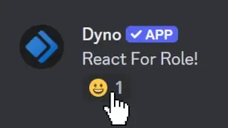 Как настроить роли реакции с помощью Dyno Bot