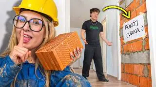 ZABETONOWALIŚMY MU POKÓJ PRANK!