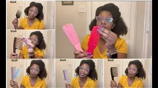 Detangle Natural Hair....Let's Try Detangle Tools....Which One is my Fav?? (4 Type Hair)