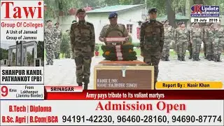 Army pays tribute to its valiant martyrs