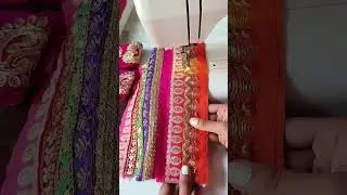 DIY handbag with laces #diy #reuseable #fashion #handsbags #handmade #easybag #purse #ytshorts