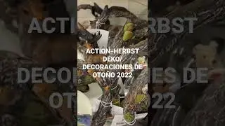 ACTION-HERBST DEKO/ DECORACIONES DE OTO&Ntilde;O 2022. v&iacute;deo completo en el canal.