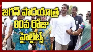 జగన్ 80వ రోజు పాదయాత్ర హైలైట్స్ | YS Jagan 80th Day Padayatra Highlights | New Waves