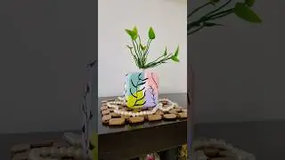 &ldquo;Perfume Bottle Reuse | Best Out of Waste DIY Vase 🌸 #Shorts#shortsviral #bestoutofwaste