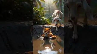 The Clever Fox Tries to Trick the Goat! 😲 | Fun Story for Kids#KidsStories #FunnyStories #FoxAndGoat