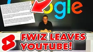 FWIZ IS LEAVING YOUTUBE! #Shorts