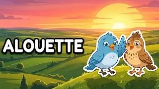 Alouette, gentille alouette 🕊️ | Comptine | Apprendre les parties du corps avec Tuit'ou