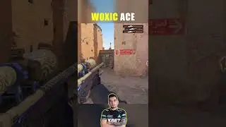 Woxic ACE with 1v3 Clutch! 🔥 #cs2 #woxic