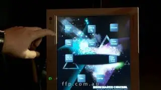 Custom touch control panel - Planetshakers 2010