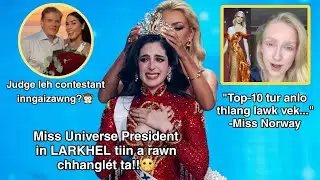 Miss Universe buaina a zual zel😱Miss Norway a tawngchhuak‼️Inngaizawng antih te kha..🙊