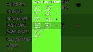 Using a Public Printer in Germany 📠 | German for Students & Expats